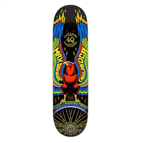 Real Schaaf 4Q LTD Skateboard Deck Neon 8.5