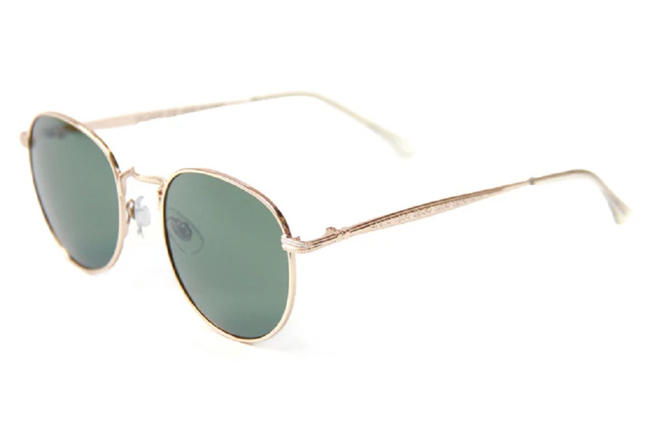 Happy Hour Hawk Holidaze G15 Sunglasses Gold Green OneSize