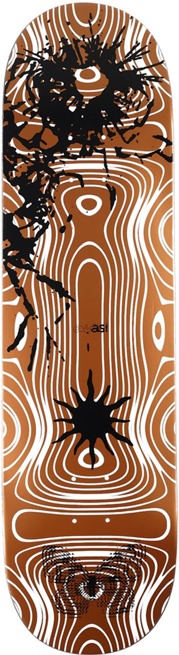Quasi Metal Dream Skateboard Deck Gold Metallic 8.625