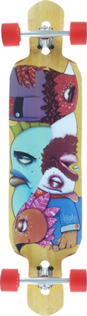RIVIERA WORD TO THE WISE DT SKATEBOARD COMPLETE-9.5x41