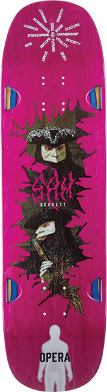 OPERA BECKETT WATCHING SKATEBOARD DECK-8.75X32.5 WHEEL WELLS
