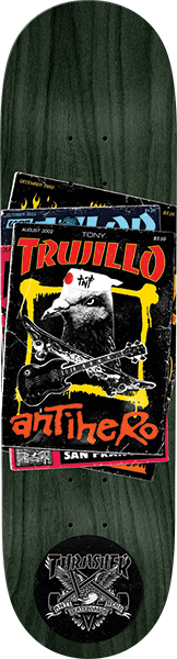 ANTI HERO TRUJILLO THRASHER COLLAB SKATEBOARD DECK 8.5
