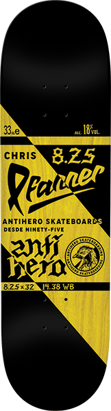 ANTI HERO PFANNER REFRESCOS SKATEBOARD DECK 8.25