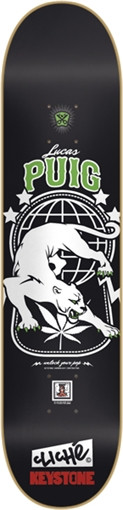 CLICHE PUIG MASCOT SKATEBOARD DECK -8.0 keystone w/ MOB GRIP