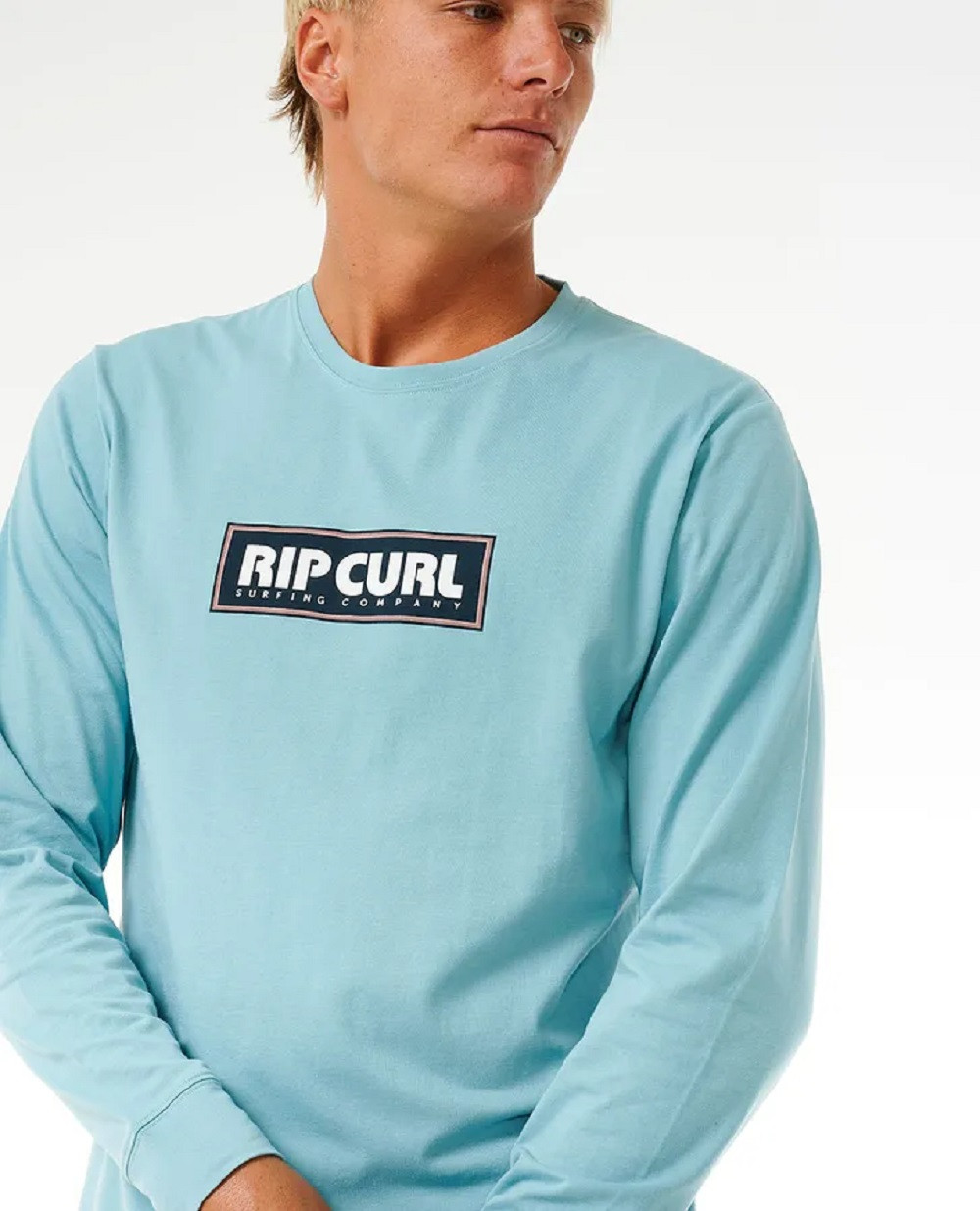 Rip Curl Icons of Surf UPF50 Longsleeve Tshirt Dusty Blue