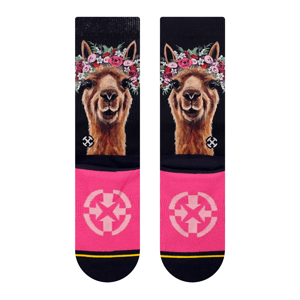 Merge4 Lee Keller Alpaca Crew Socks Black