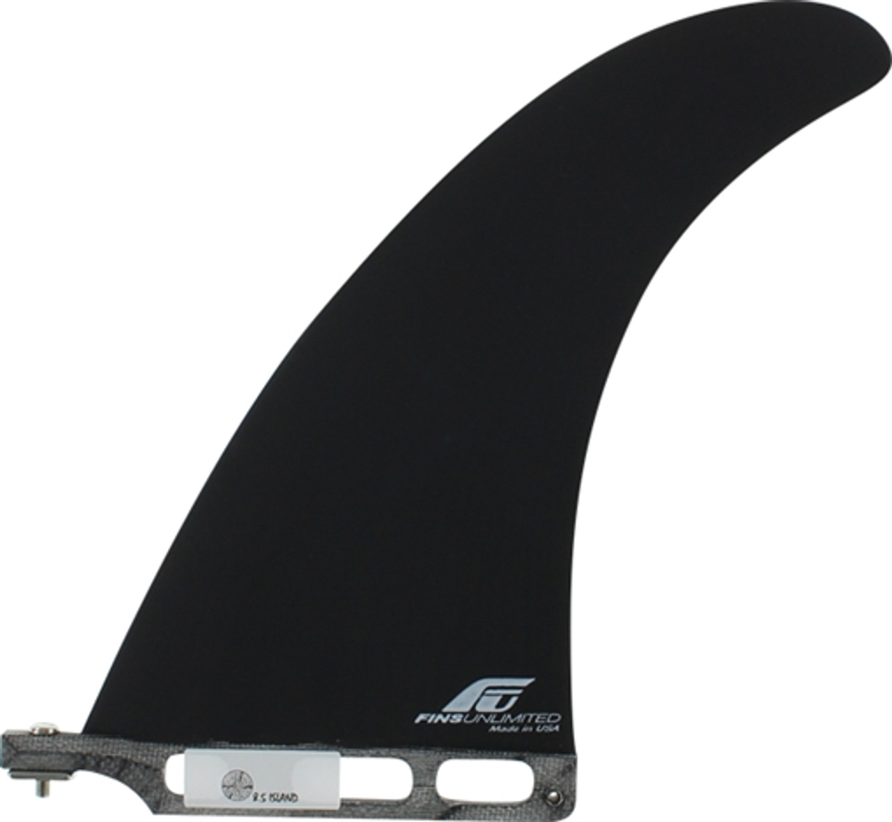 FINS UNLIMITED TUDOR ISLAND 8.5" BLACK FIN SET