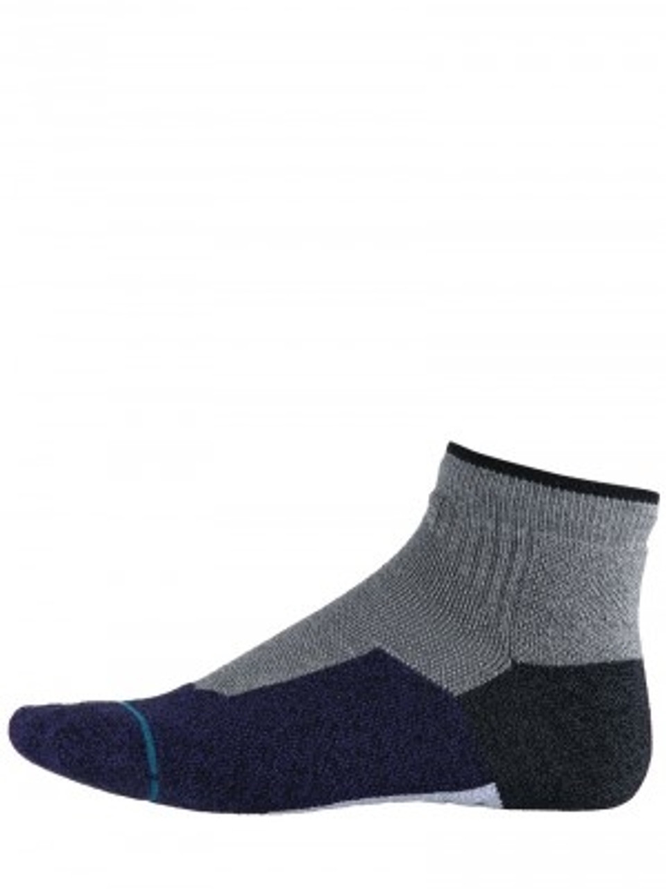 Stance Bridge Mens Socks Gray M (6-8.5)