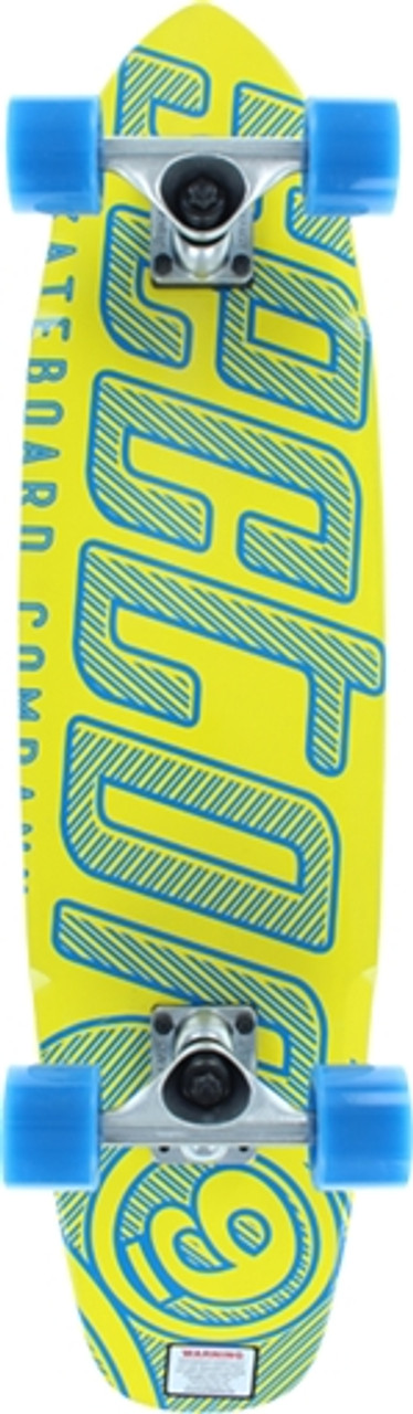 SECTOR 9 THE WEDGE Skateboard Complete-7.25x31.3 YEL fundamentals