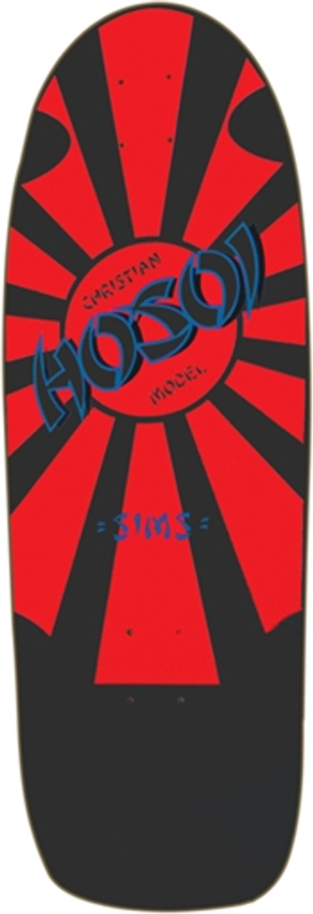 SIMS HOSOI SKATEBOARD DECK-10x30 BLACK