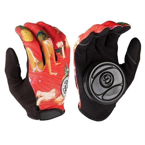 Sector 9 Rush Slide Gloves Black Red L/XL