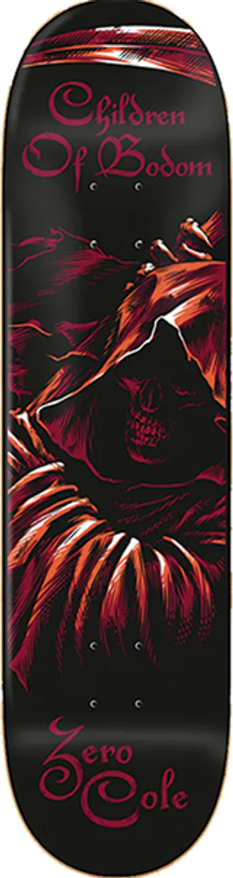 ZERO COLE CHILDREN OF BODOM REAPER SKATE DECK-8.5