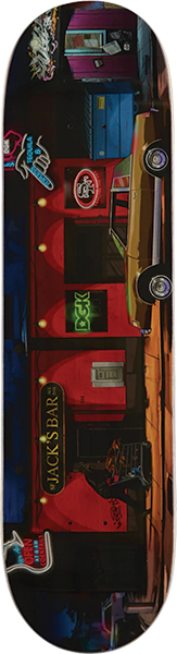 DGK CURTIN JACK'S PLACE SKATEBOARD DECK-8.25