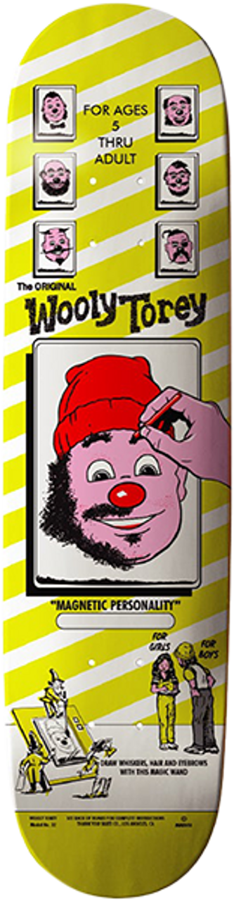 THANK YOU PUDWILL WOOLY SKATEBOARD DECK-8.0
