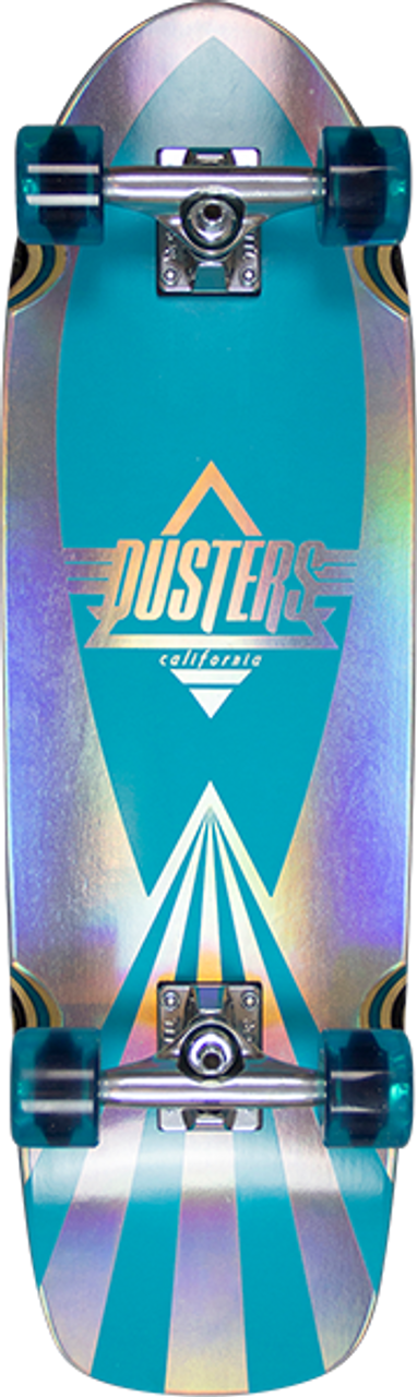 DUSTERS CAZH COSMIC CRUISER SKATEBOARD COMPLETE 29.5" TEAL
