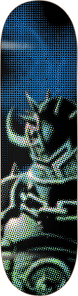 DARKSTAR DOTS SKATEBOARD DECK-8.0 BLUE hyb