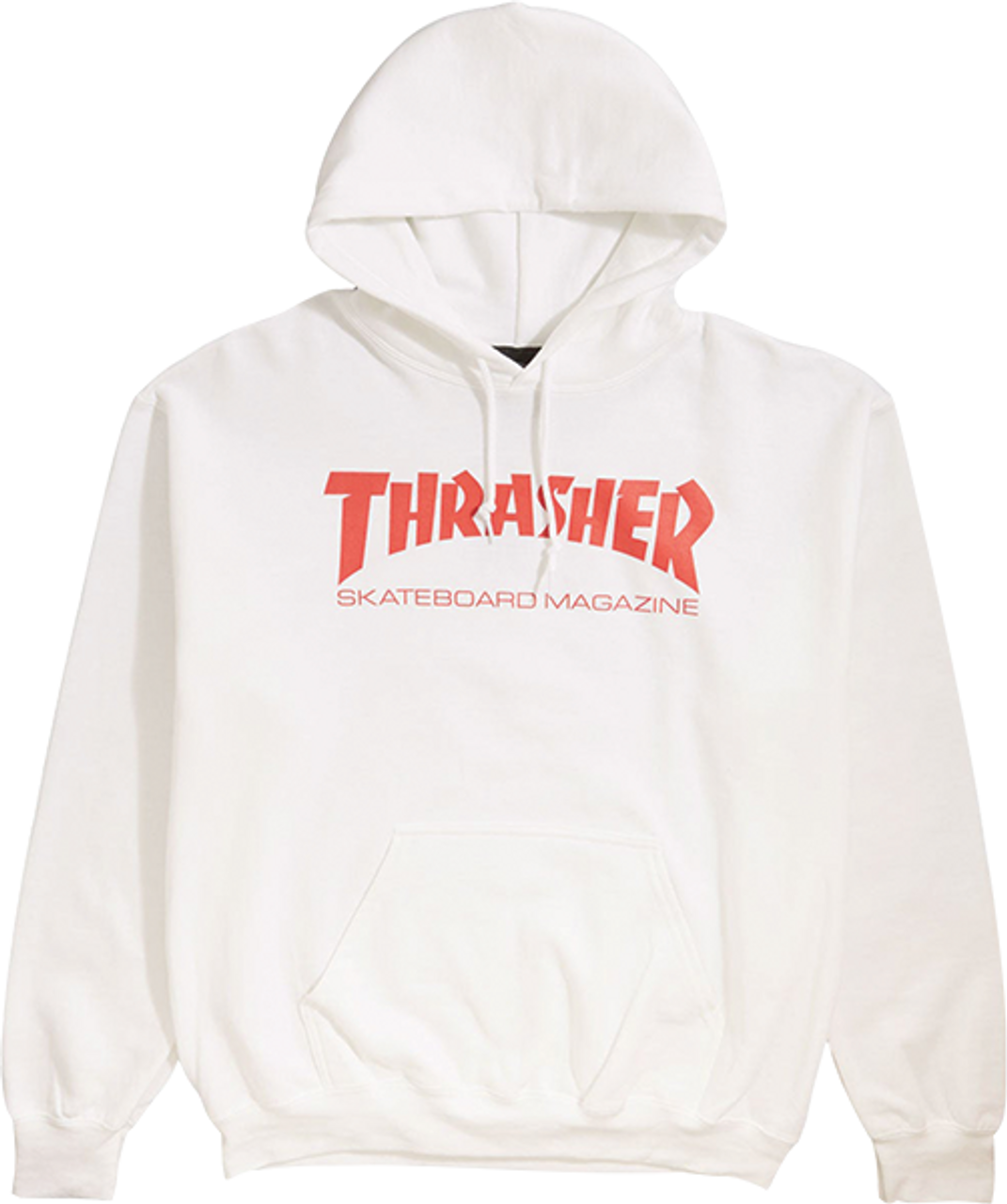 THRASHER SKATE MAG HOODIE SMALL WHITE/RED