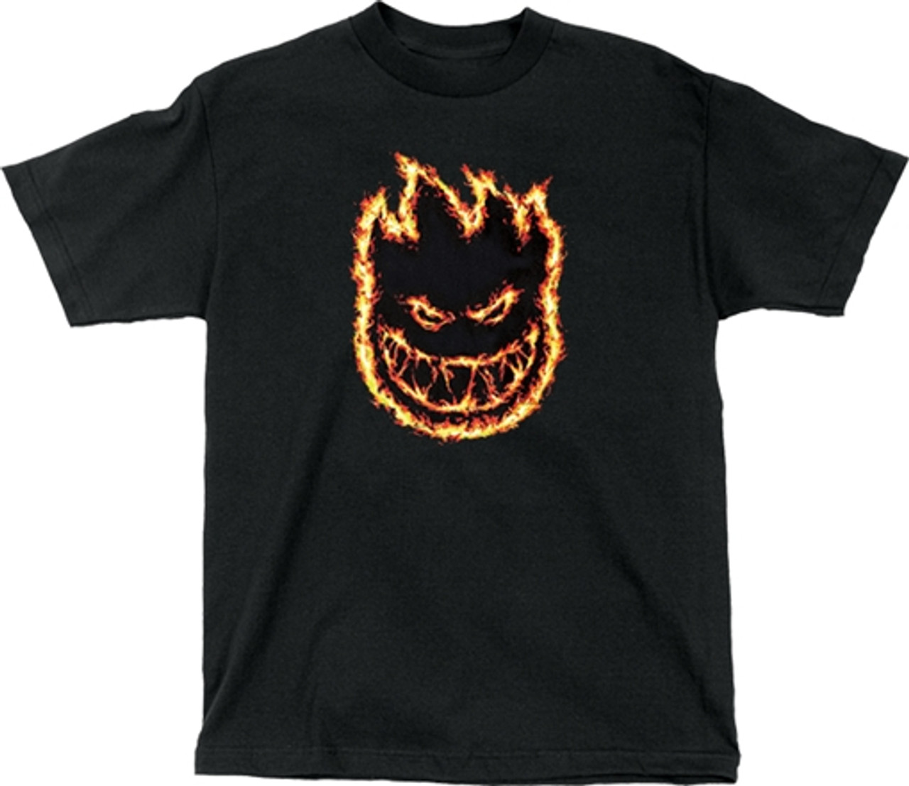 SPITFIRE CHARRED REMAINS SS Tshirt SMALL BLK/ORG