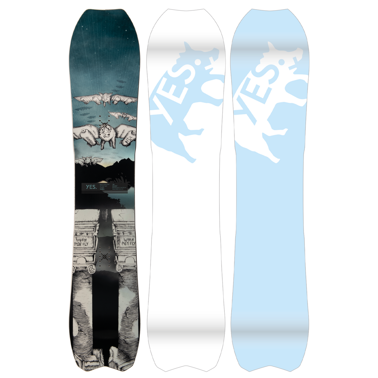 Yes Warca LTD 2023 Snowboard Blue 155