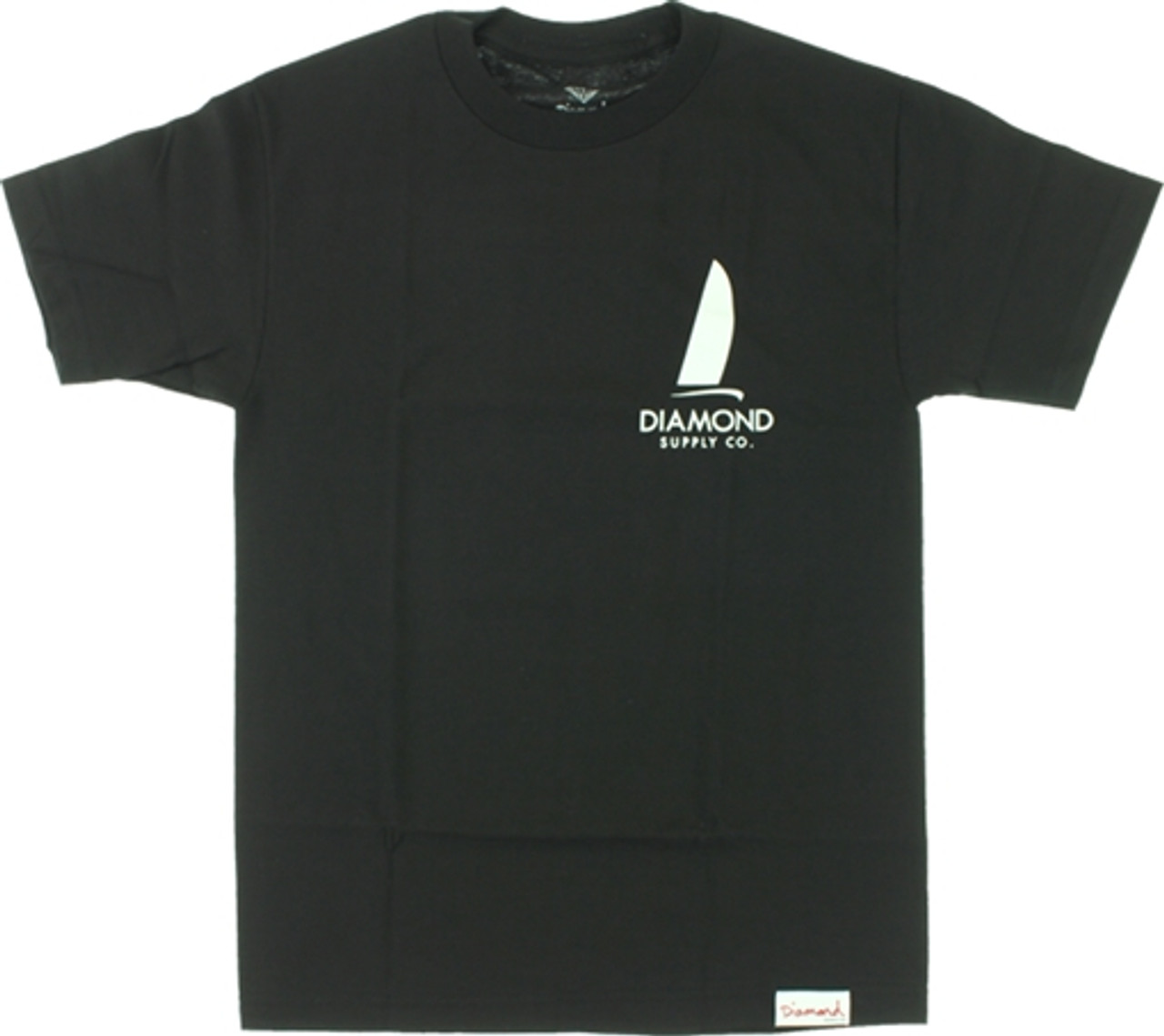 DIAMOND BOAT LIFE SS TSHIRT SMALL BLACK