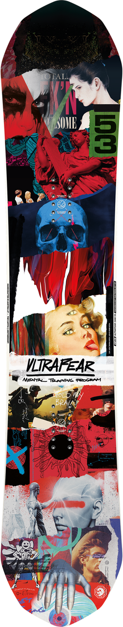 Capita UltraFear Snowboard 2025 Black Red 153 DEMO