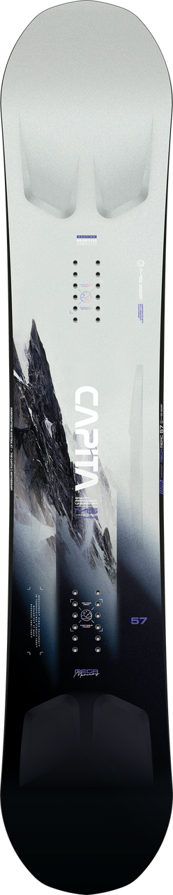 Capita Mega Mercury Snowboard 2025 Grey Black 157 DEMO