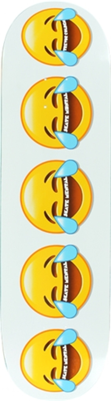 SKATE MENTAL COLDEN EMOJI SKATEBOARD DECK-8.37
