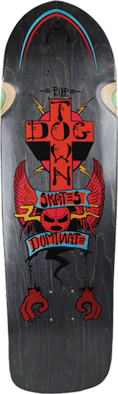 DOGTOWN DOMINATE POOL SKATE DECK-9X31.87 ASST.STAIN