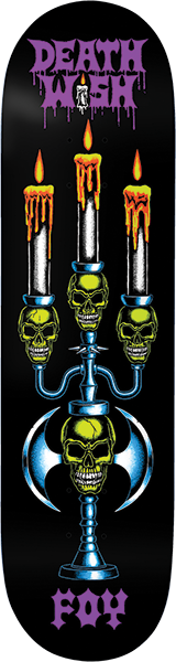 DEATHWISH FOY FORGOTTEN RELICS SKATEBOARD DECK-8.0 with grip