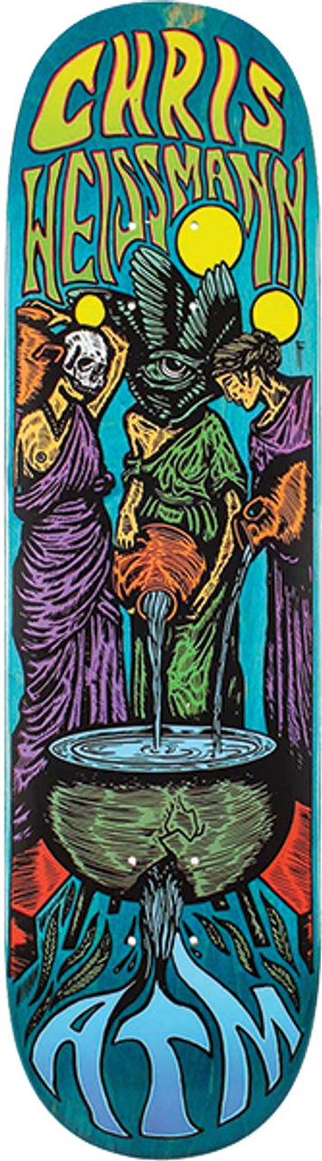 ATM WEISSMANN LADIES OF FATE SKATEBOARD DECK 8.37