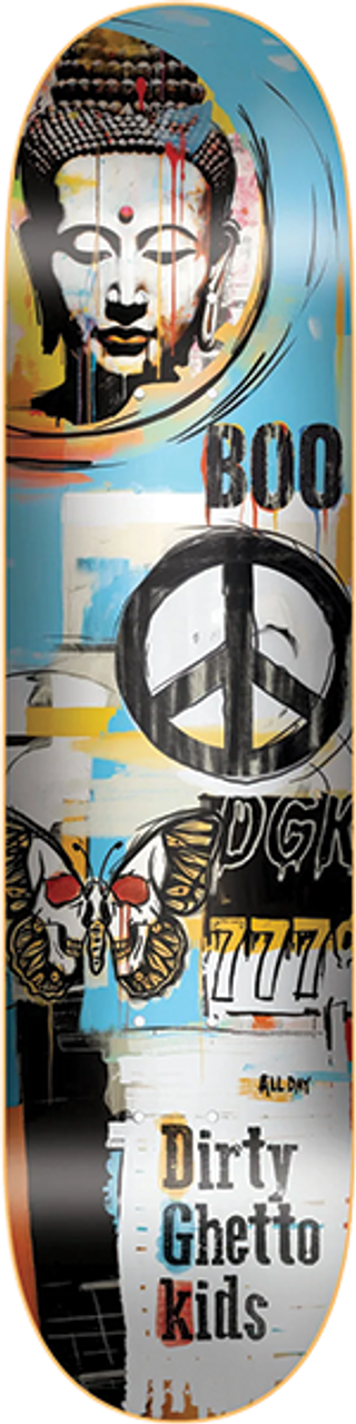 DGK JOHNSON PIECE OF MIND SKATEBOARD DECK-8.25