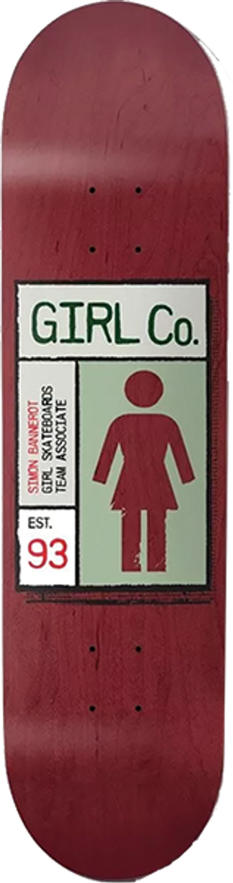 GIRL BANNEROT GRID BOX SKATE DECK-8.25