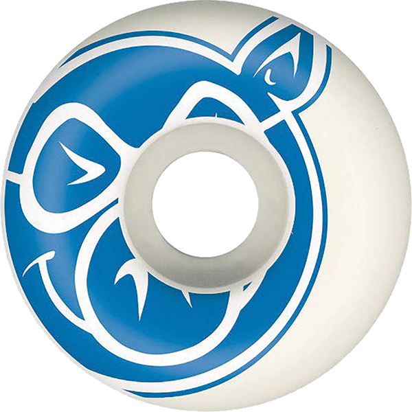 PIG CLASSIC 53mm 99A WHT/BLUE WHEELS SET