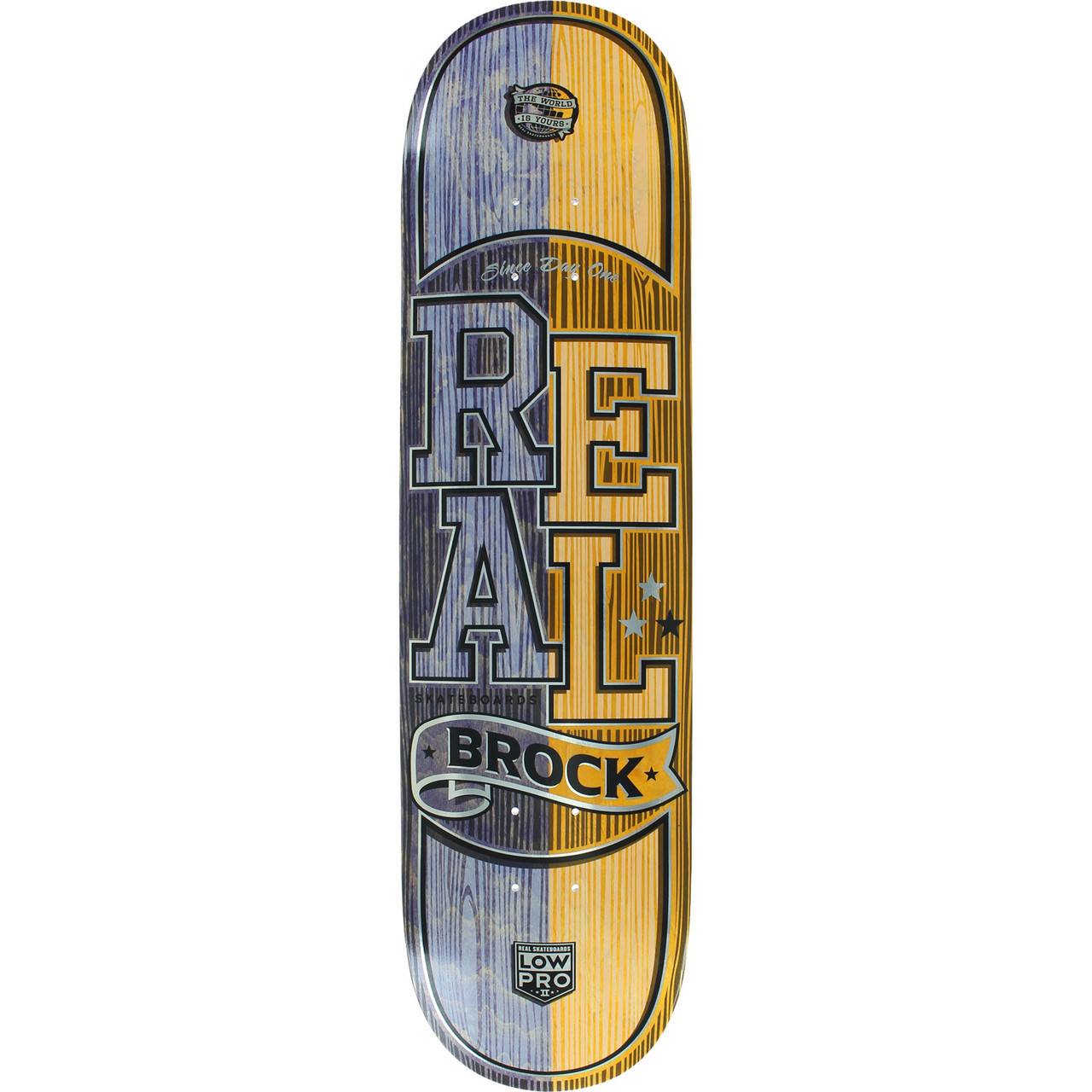 REAL BROCK TIMBER LTD SKATEBOARD DECK-8.06 low-pro2