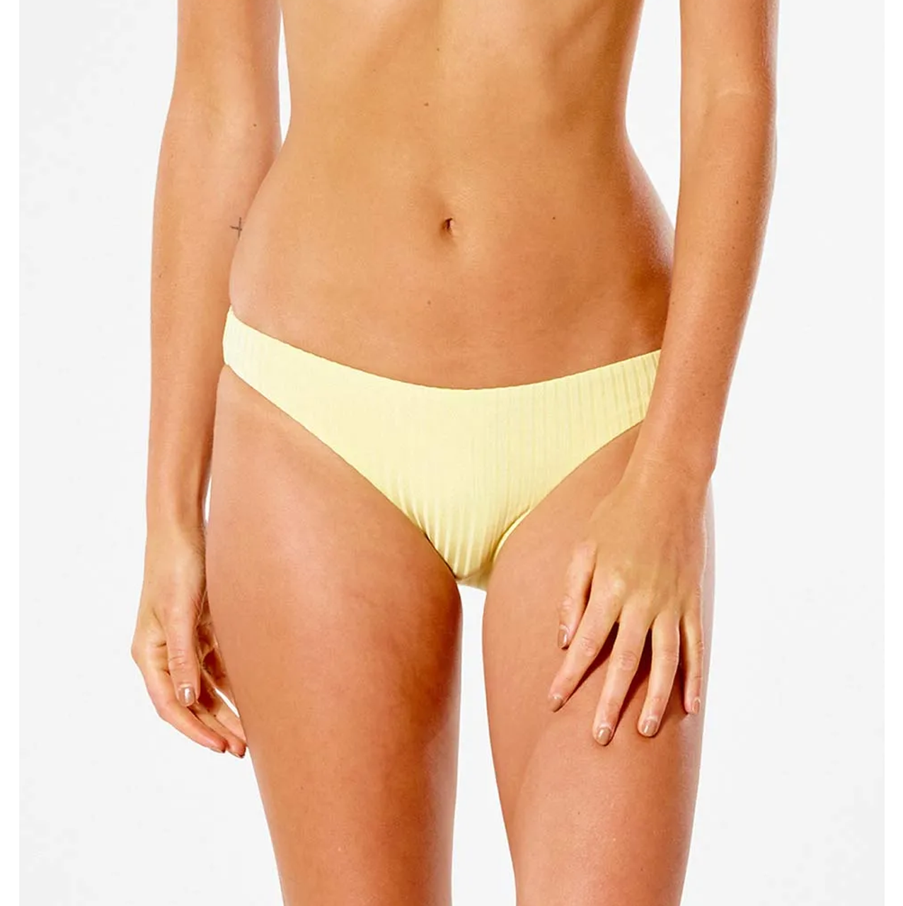 RipCurl Premium Surf Cheeky Swim Bottoms Light Yellow