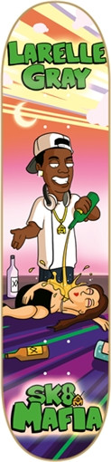 SK8MAFIA GRAY FAM Skateboard Deck-8.38