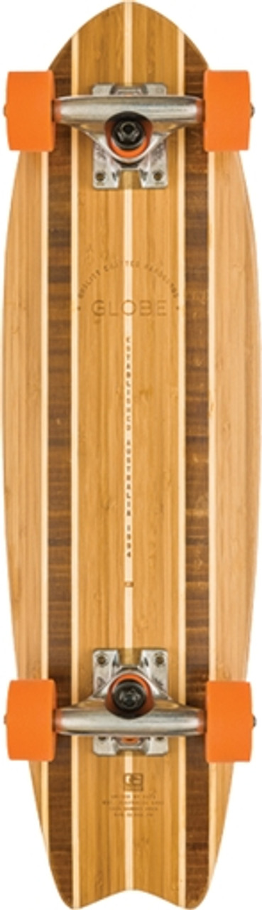 GLOBE SAGANO BAMBOO SKATEBOARD COMPLETE-7.5x26 NATURAL