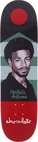 CHOCOLATE AIKENS HECOX PORTRAIT SKATEBOARD DECK-8.25