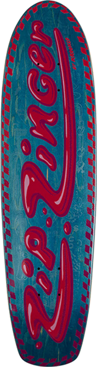 KROOKED ZIP ZINGER DLX GUEST SKATE DECK-7.75x30