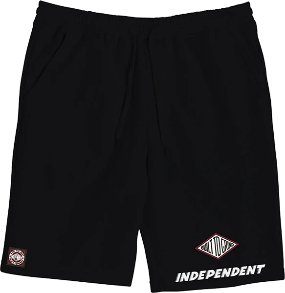 INDEPENDENT BTG SHEAR SWEAT SHORTS XLARGE BLACK