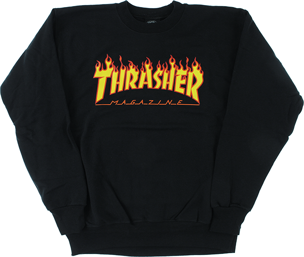 Thrasher Flame Logo Crewneck Sweatshirt 