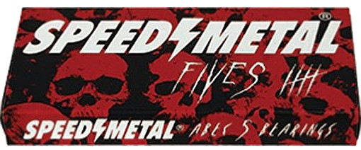 SPEED METAL ABEC-5 FIVES SKATE BEARINGS single set