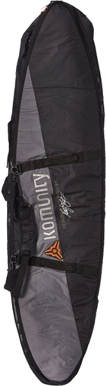 KOMUNITY TRIPLE/QUAD SURF BOARD BAG 7' GREY/BLK