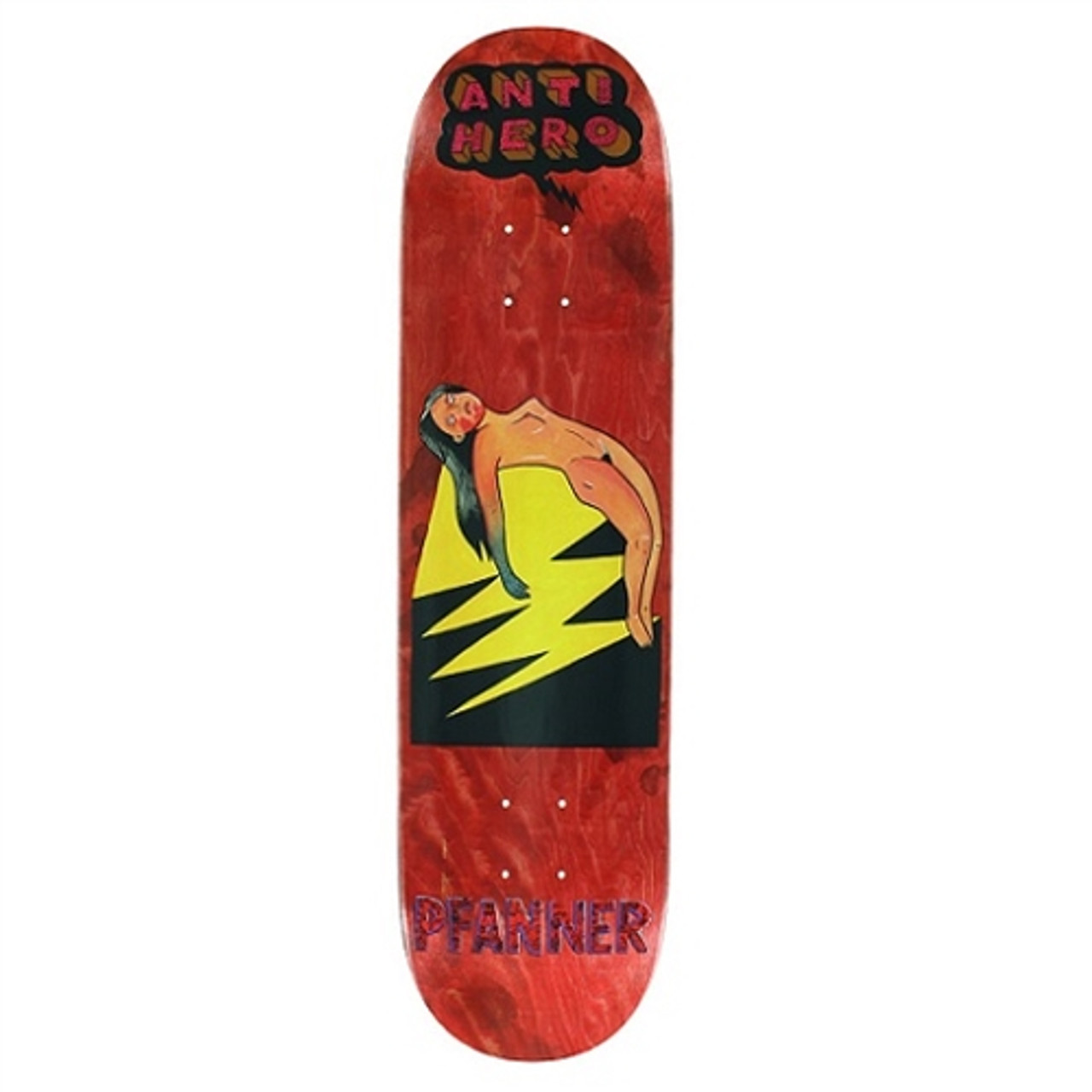 Anti Hero Pfanner French Fried Skate Deck Stained 8.06