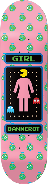 GIRL BANNEROT PAC-MAN SKATEBOARD DECK-8.5