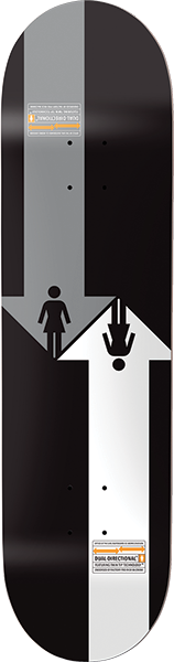 GIRL MCCRANK DUAL DIRECTIONAL SKATEBOARD DECK-8.5 TT