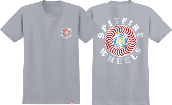 SPITFIRE OG CLASSIC FILL SS TSHIRT SMALL GRAVEL