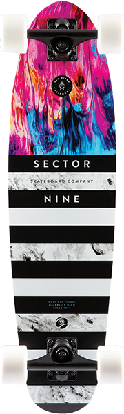 SECTOR 9 SPLASH SNAPBACK SKATEBOARD COMPLETE 8x30