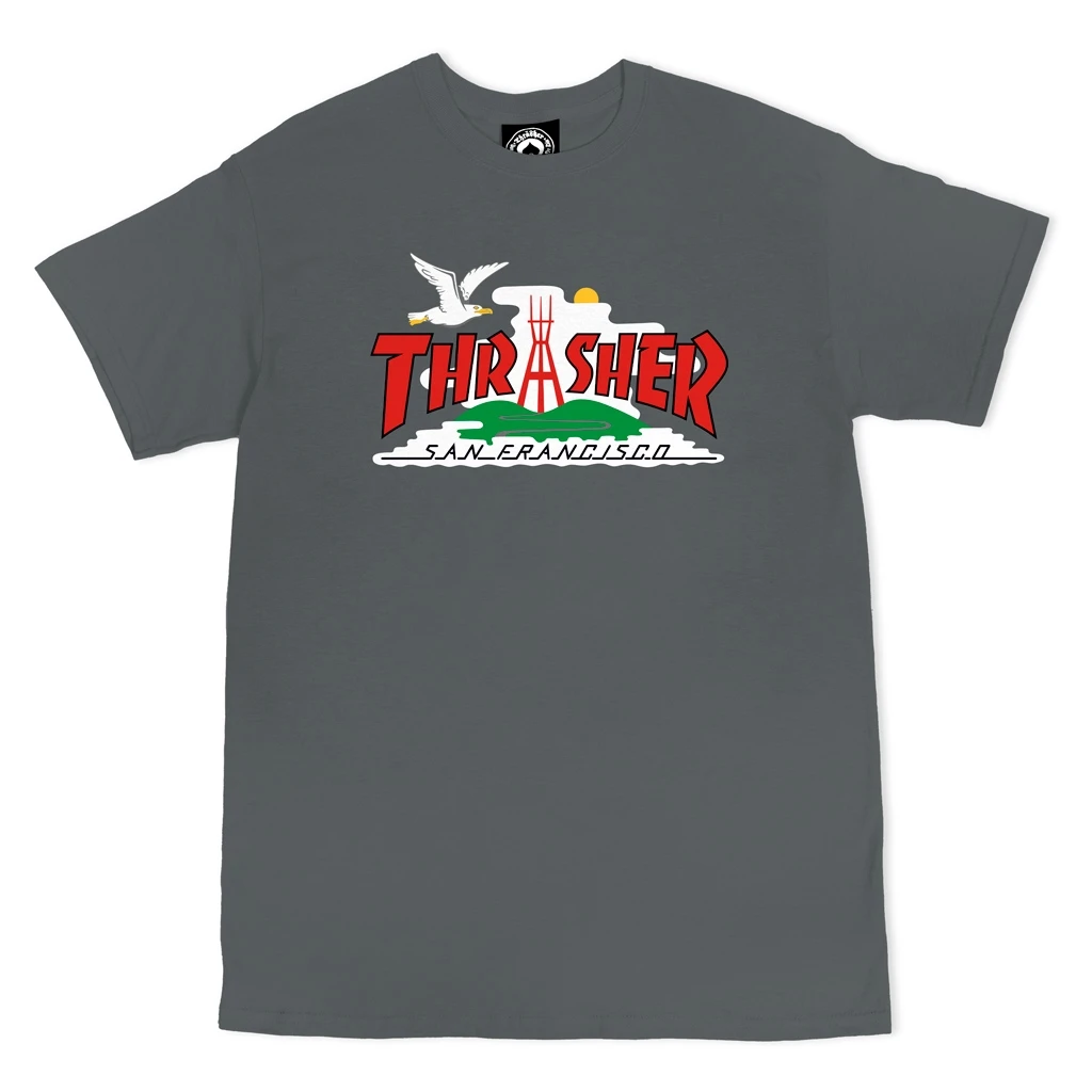 Thrasher The City SS Tshirt Grey