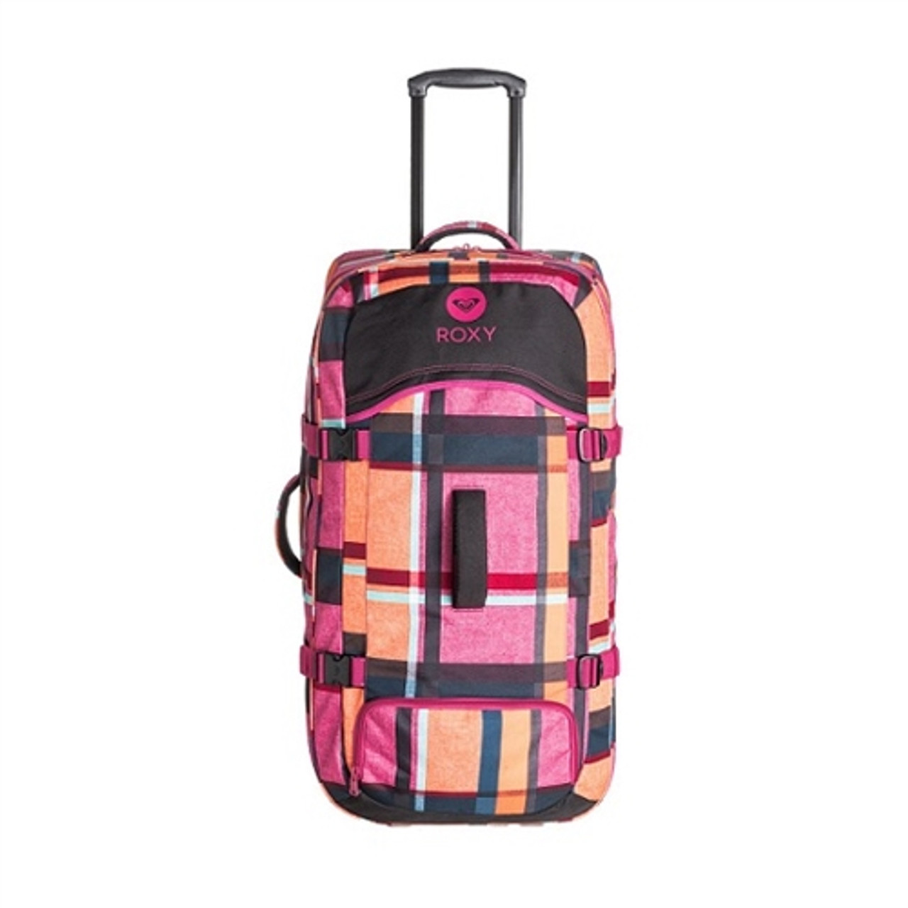 Roxy Long Haul Roller Travel Bag Mauna Plaid